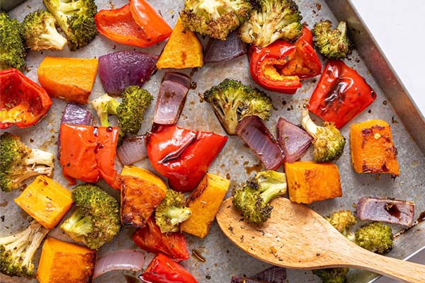 Colorful Roasted Sheet Pan Vegetables