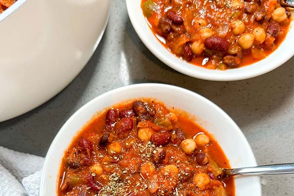 Vegan Three Bean Chili